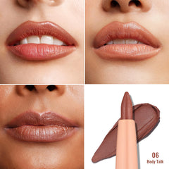 Oulac contour des lèvres brun résistant à l'eau pour une tenue tout au long de la journée.