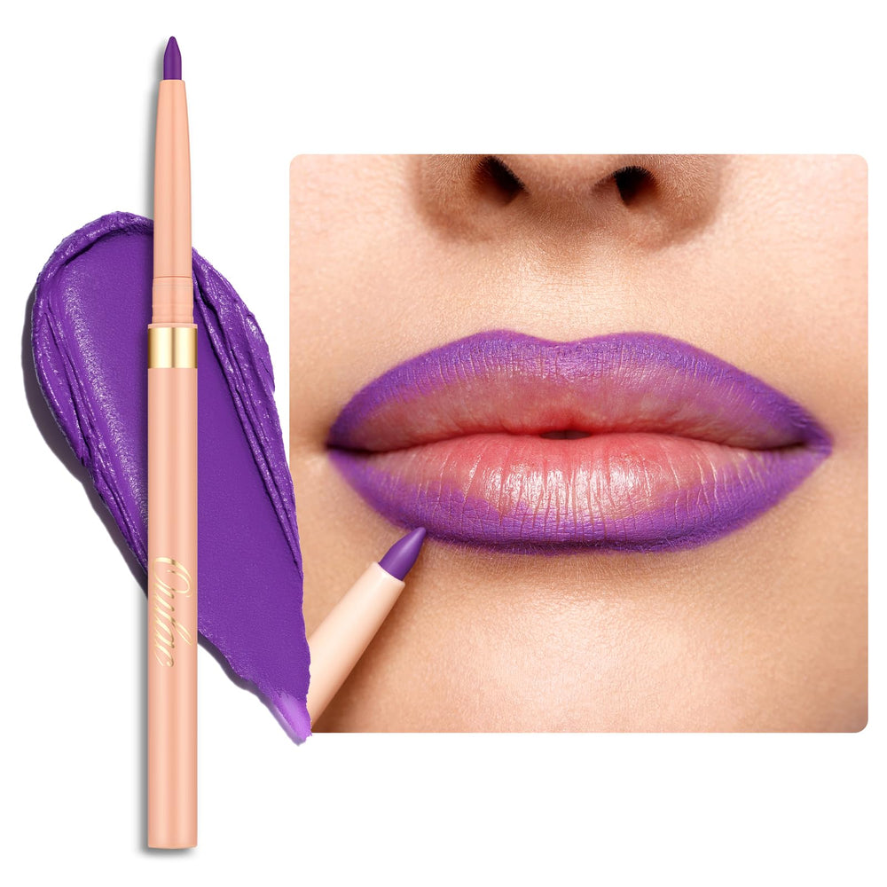 Oulac crayon contour des lèvres mate violet, précision longue tenue