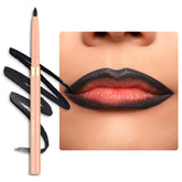 Crayon lèvres noir Oulac rétractable pour contour précis et longue tenue.