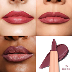 Oulac fini matte rose pâle pour un look durable et chic