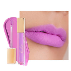 Oulac rouge à lèvres liquide mat teinte rose pâle avec tenue durable