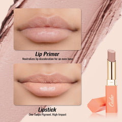 Oulac rouge à lèvres pigmentation intense pour une couleur vive.