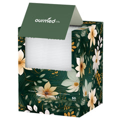 Lingettes Ourmed Life visage, design déchirable facilitant le nettoyage ciblé sans gaspillage