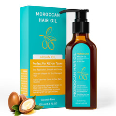 Outccogo huile argan marocaine : bouteille 100 ml nourrissante pour cheveux secs