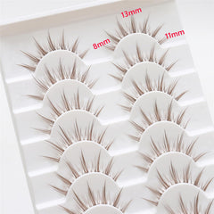 Outopen lashes brun effet anime 8-13mm pour un regard intense et sans effort.