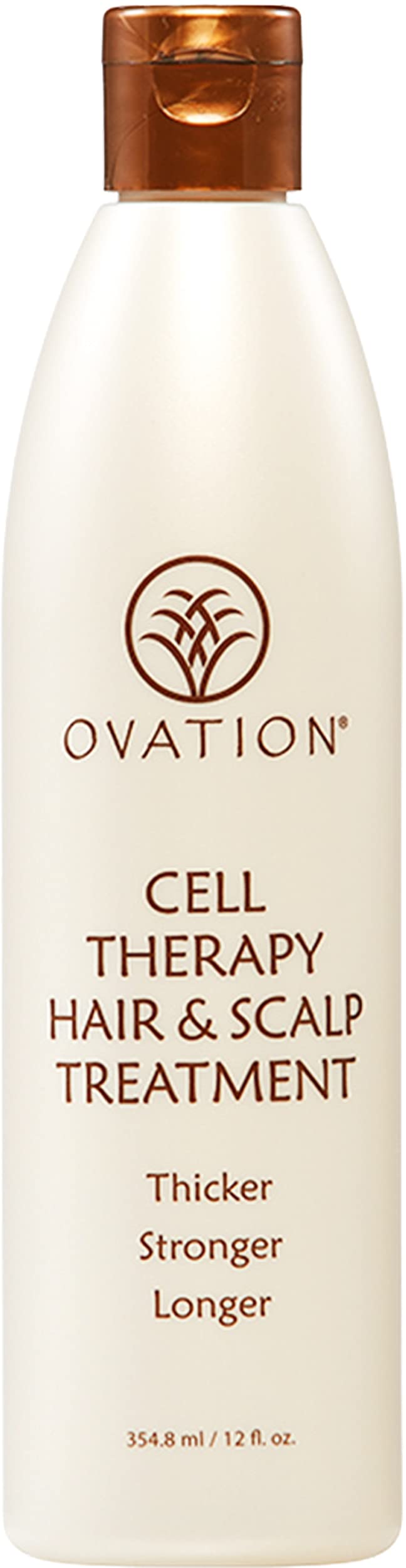Marque Ovation Hair – bouteille Cell Therapy, soin capillaire sans minoxidil pour renforcer les cheveux.