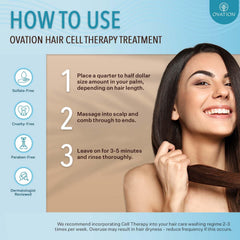 Marque Ovation Hair – texture légère qui s’étale facilement.