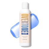 overtone conditionneur tonifiant bleu en bouteille neutralise les reflets jaunes.