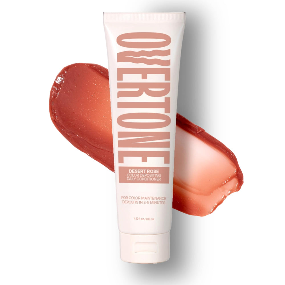 Overtone Desert Rose conditionneur colorant quotidien ravive la teinte rosée
