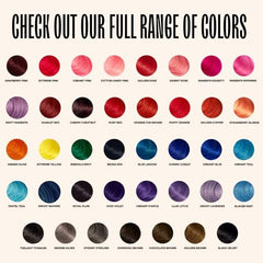 oVertone Ruby Red – Application sur cheveux secs pour une couleur rapide.