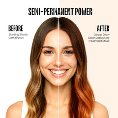 oVertone Ginger Glow – crème nourrissante qui démêle et nourrit les cheveux colorés.