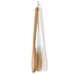 OWIIZI brosse-douche poils-doux-naturels pour exfolier en douceur