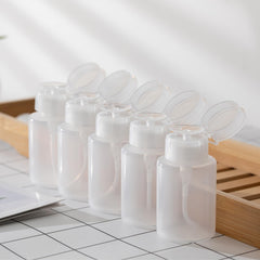 ensemble triple de bouteilles owlyee transparentes, pratique pour remplissage et rangement