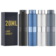 Owlyee atomiseur parfum 20 ml avec capuchon ouvert, idéal voyage.