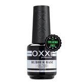 Base gel caoutchouteuse OXXI Professional pour une flexibilité durable et une tenue améliorée.