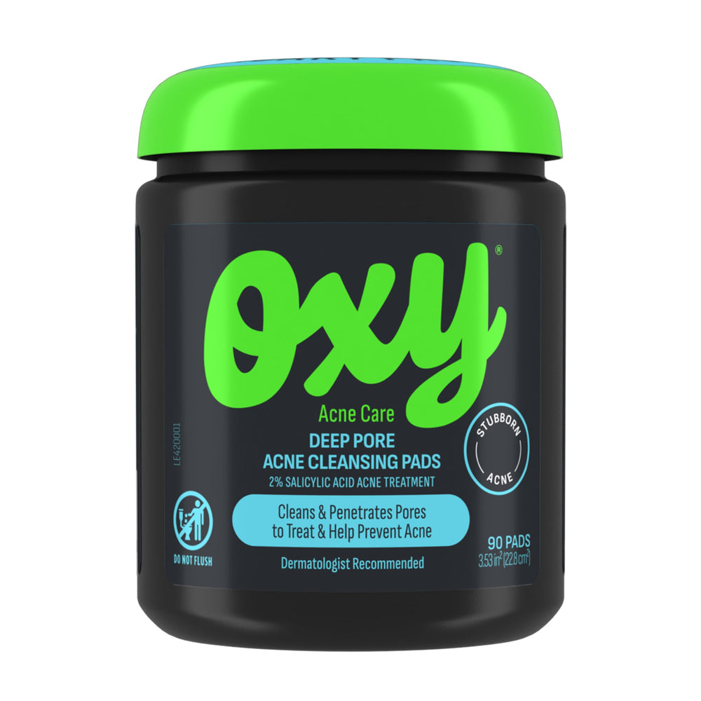 Oxy tampons nettoyants pour pores visage: nettoyage en profondeur et peau plus nette