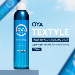 OYA TEXTYLE: brume fine sur cheveux pour volume durable et toucher léger.