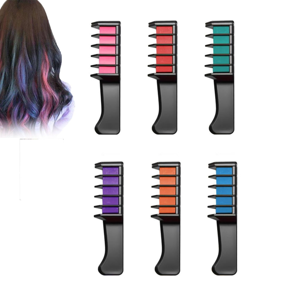 OZLUDPL: pince-colorant pour cheveux avec six coloris, facile à retirer.