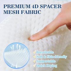 Ozyalo oreiller bain lavable en machine avec sac filet.