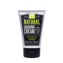 Crème de rasage naturelle Pacific Shaving Company enrichie en beurre de karité pour peau sensible.