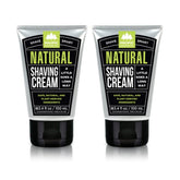 Crème de rasage Pacific Shaving Company en pot au karité et vitamine E, pour peau sensible.
