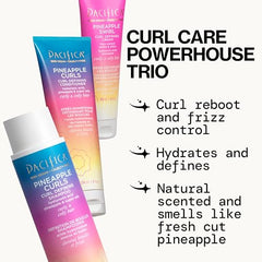 Pacifica Pineapple Curls Après-Shampooing: démêlage facile et boucles brillantes.