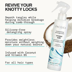 Pacifica spray hydratant cheveux – texture légère et souplesse