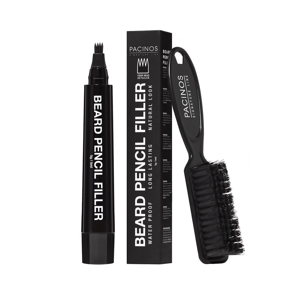 Pacinos Crayon barbe – pointe fourche pour contour précis et naturel.