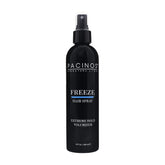 Pacinos Freeze Hair Spray bottle front for all-day hold and premium styling.