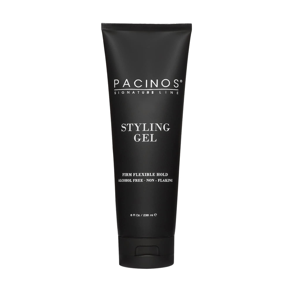 Pacinos Gel Coiffant – brillance moyenne et tenue durable.