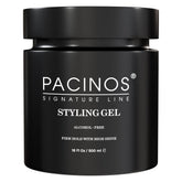 Pacinos Gel Coiffant : bouteille prête à l’emploi pour une coiffure durable et nette.