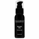 Pacinos huile-barbe-bouteille: flacon élégant offrant une hydratation durable.