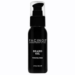 Pacinos huile-barbe-bouteille: flacon élégant offrant une hydratation durable.