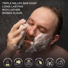 Duo corps et barbe en emballage élégant, cadeau idéal.