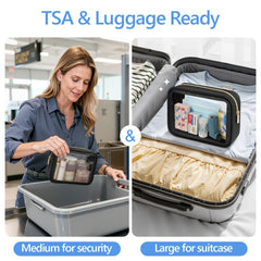 Sac PACKISM transparent grand pour articles volumineux.