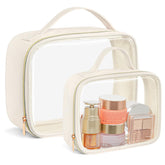 PACKISM Sac toilette transparent moyen, visibilité rapide pour le contrôle en voyage.