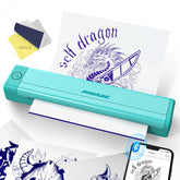 Padieoe imprimante stencil tatouage avec batterie 2000mAh, idéale pour sessions prolongées.