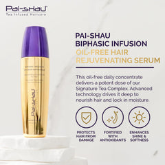 Sérum sans huile Pai-Shau Infusion Biphasique, nourrissant sans résidu gras.