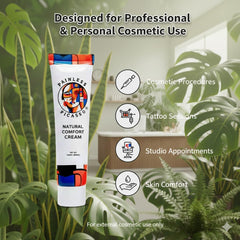 Texture soyeuse de la Crème prép Painless Picasso sur peau propre