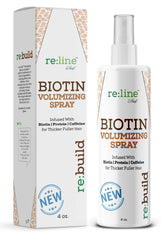 Paisle Botanics Biotin Volumizing Spray bottle ready for instant fine hair lift.