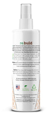Paisle Botanics volumizing spray shown delivering a fuller feel and soft touch.