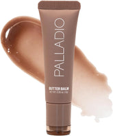 Palladio Butter Balm en tube avec applicateur, idéal pour retouches nomades.