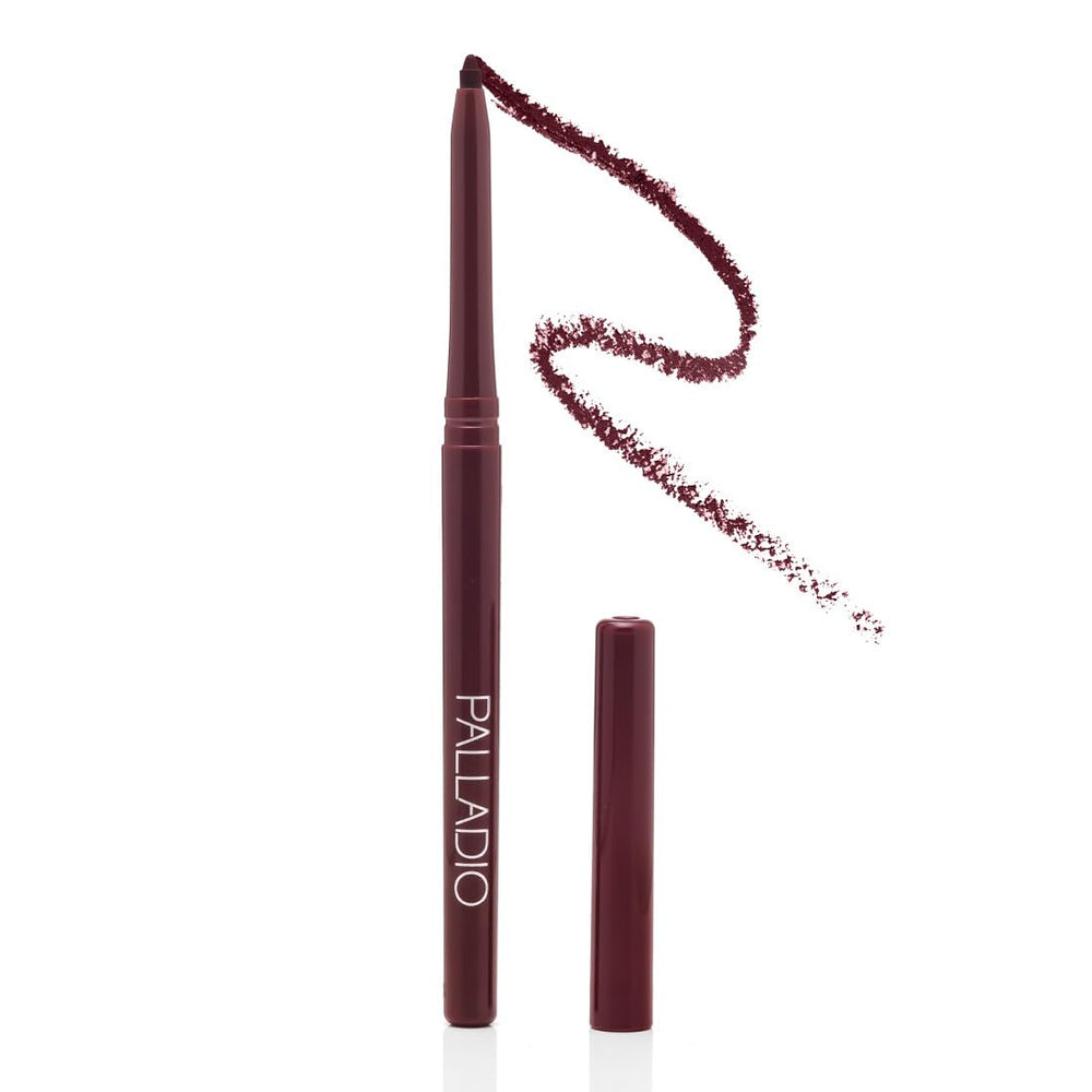 Contour Palladio rétractable en texture crème pour une définition nette.
