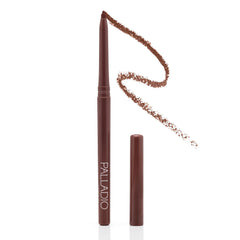 Palladio crayon contour levres retractable etanche cafe, tenue longue journee.