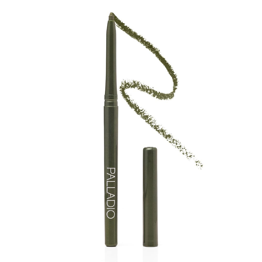 Palladio Crayon Yeux Rétractable Olive, trait net et précis toute la journée.