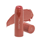 Palladio teinte-crème 2-en-1 pour joues et lèvres, éclat naturel.