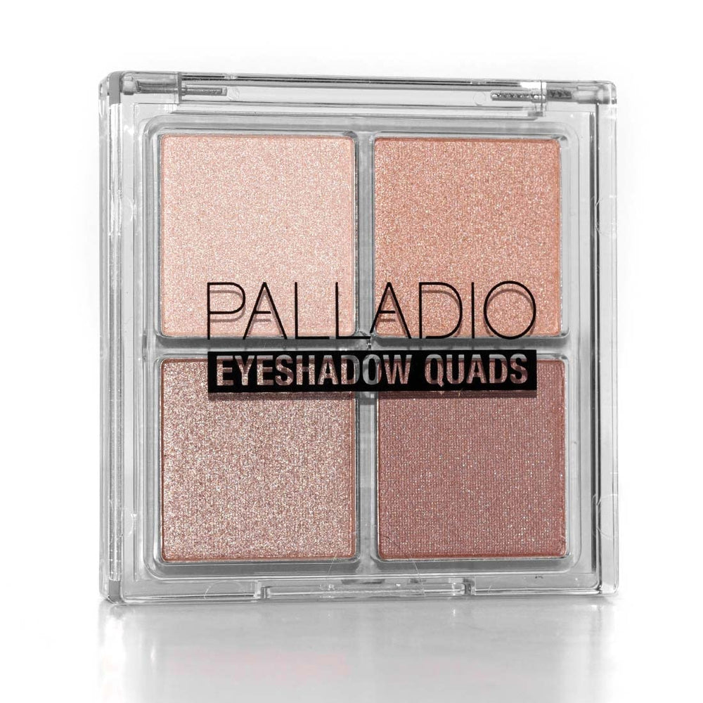 Palladio Quad fards à paupières Ballerina : palette harmonieuse pour des regards subtils et modulables.