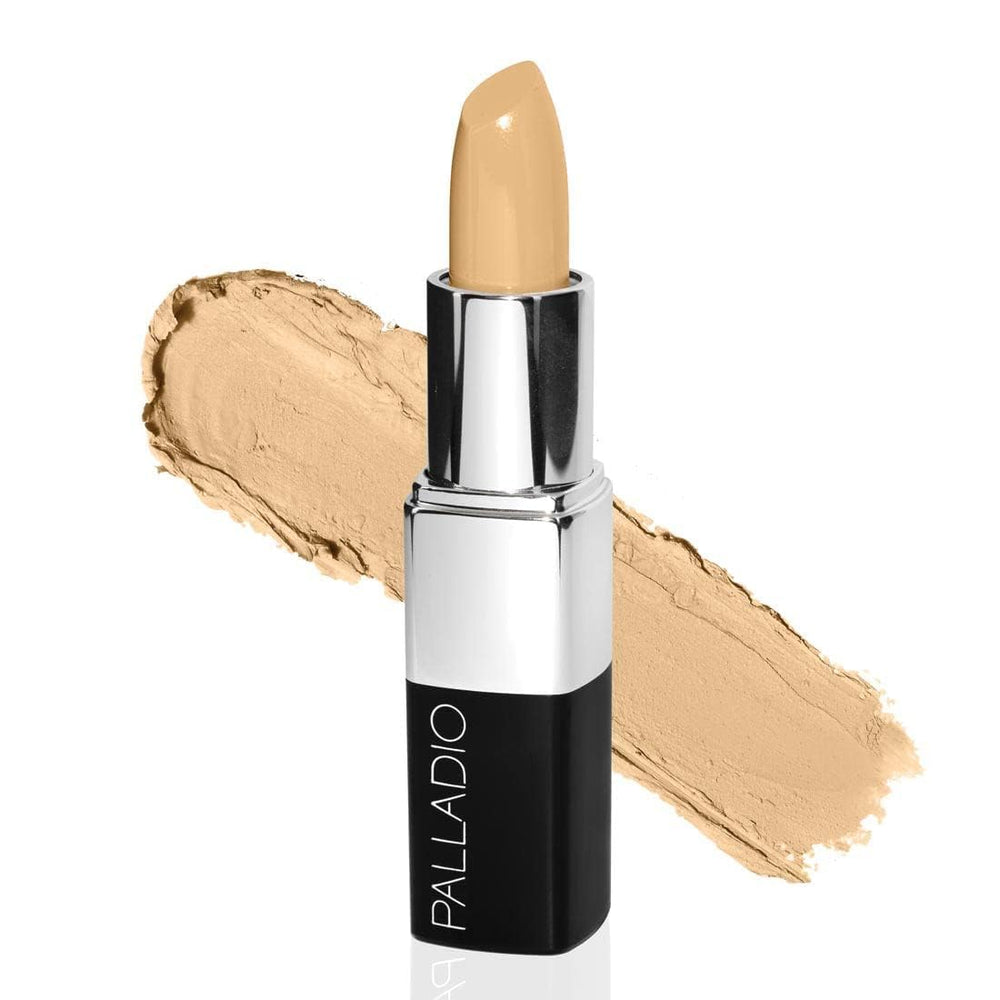 Palladio Stick Concealer appliqué sur le visage, retouche rapide et naturelle