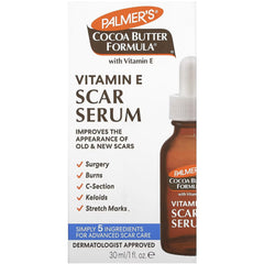 Palmer's Sérum Beurre de Cacao – bouteille 30 ml, soin ciblé pour les traces.
