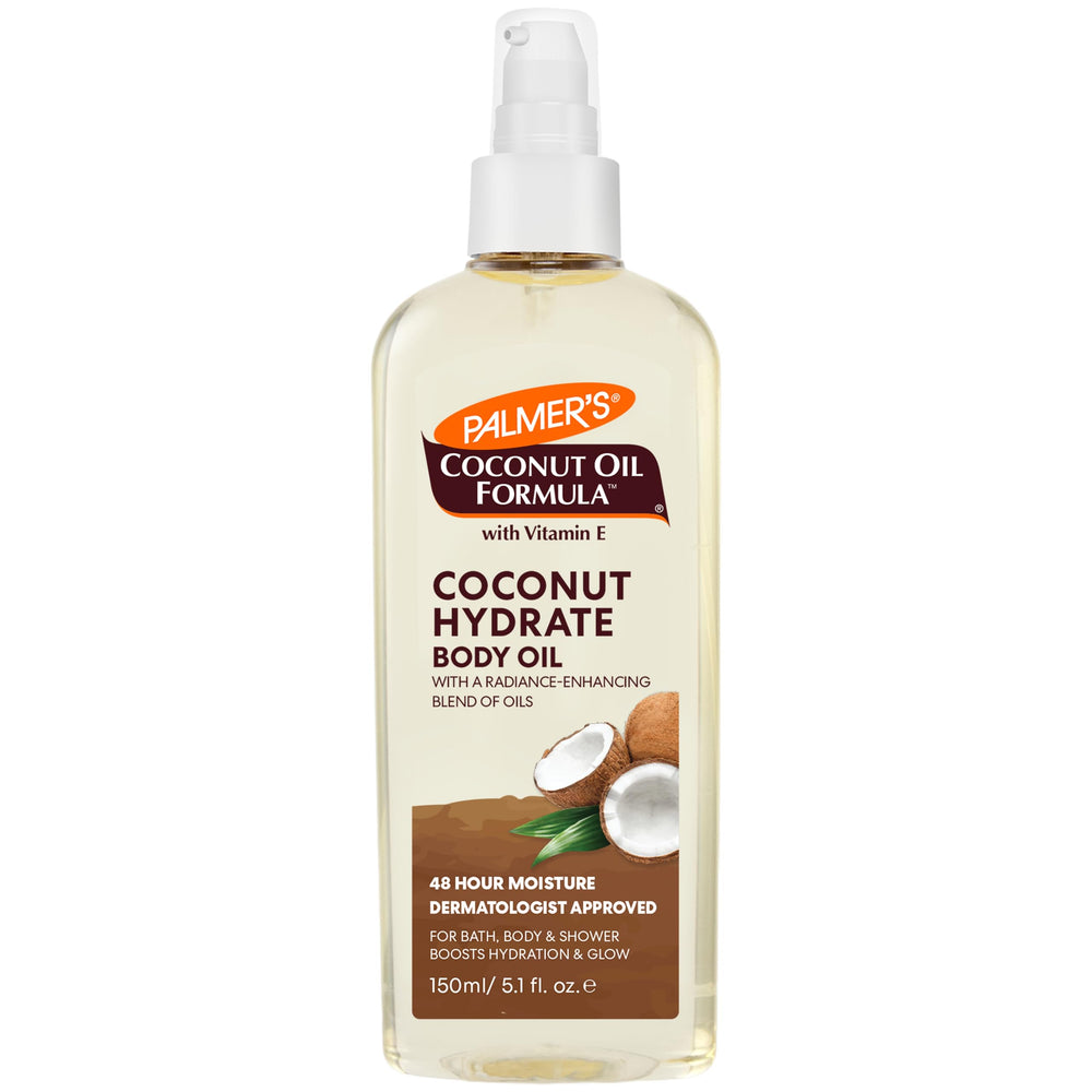 Palmer's huile coco Formule Corps – bouteille spray, hydratation rapide.